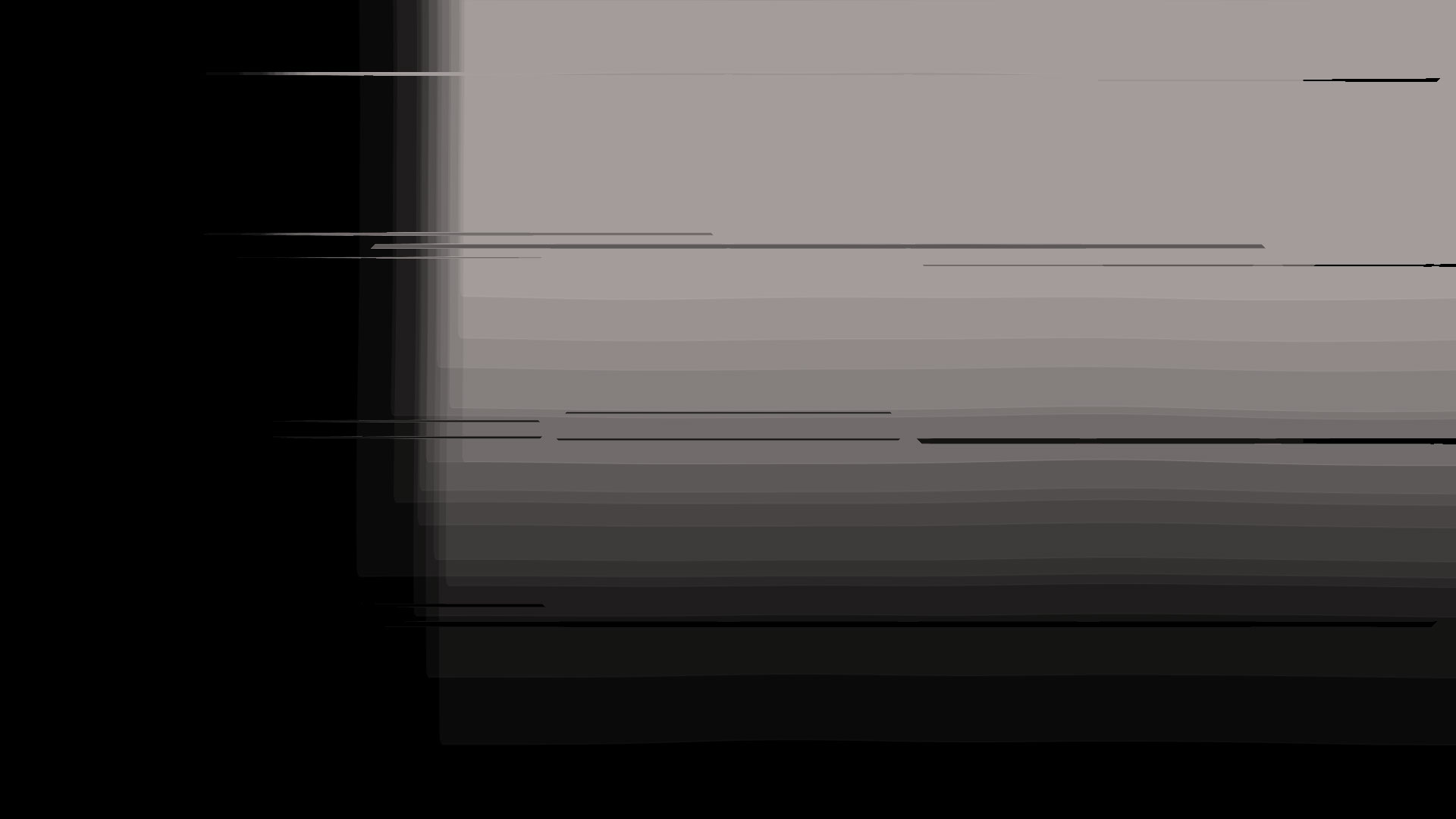 Abstract black and white structure with glitch effect.